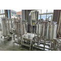 5BBL Brewhouse eléctrica montada en skid con tanques de bodega