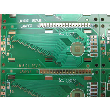 Double-sided PCB with Lead-free HAL Finishing and 30 Degrees V-cut Angle