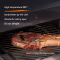 Outdoor Portable Infrared Propane Gas Grill: Rapid Steak, Meat, and Seafood Cooking on Stainless Steel Tabletop Stove