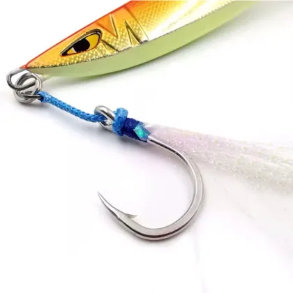 Mustad Strong Cord UV Flash Double Jigging Assist Hook