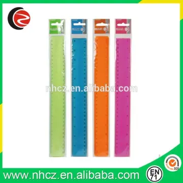 transparent color straight 30CM ruler