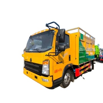 Factory Direct Sales of HOWO 4x2 Multi-Purpose Sweeping Suction Trucks for Municipal Sanitation Cleaning