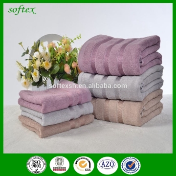 bamboo towel luxury with boder adult towel 70x140cm 400g