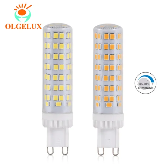 Super Bright SMD Dimmable G9 LED Ceramic Lamp, 8W, 1058LM, AC120V