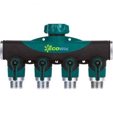Heavy Duty 2 -Wege Gartenschlauch -Splitter Y Ventilanschluss