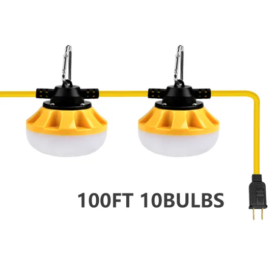 ETL Listed 100 ft 100W 14000lm LED String Light - Free Shipping from USA