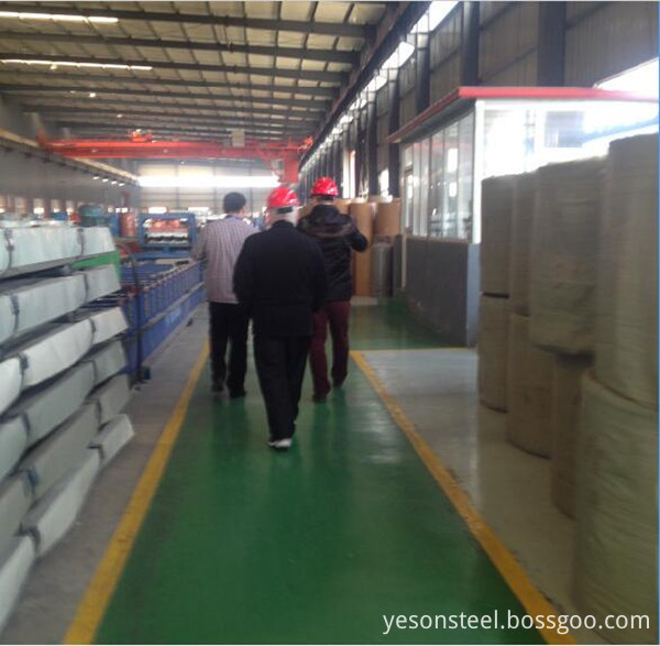 corrugated roofing sheet factory three