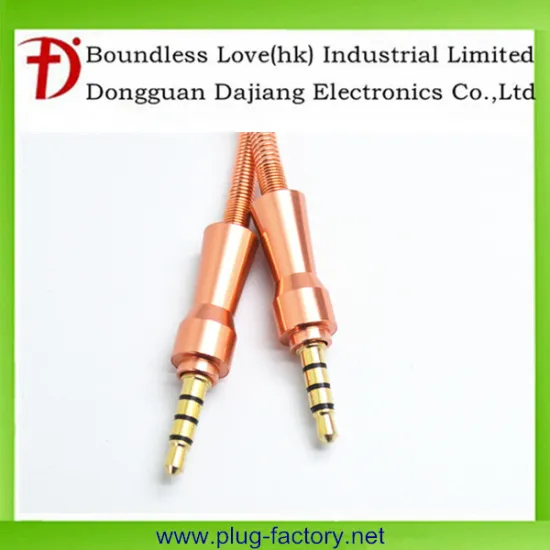 3.5 mm 4 pole cable male to male audio cable high quality