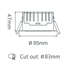 COB Decoration Light Led Downlight