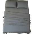 100% Cotton 4pcs Knitted Bed Sheet Set