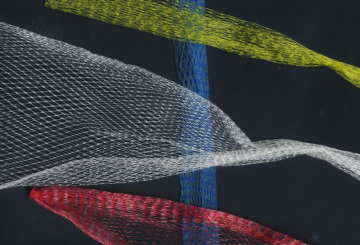 Plastic vegetable and fruit packing net bag