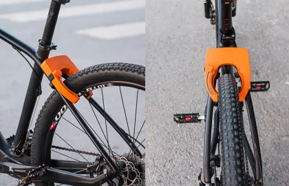 Bike security smart lock frame lock