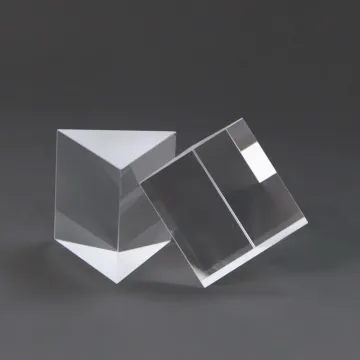 Customized Optical Glass Quartz Photography Laser Instrument Triangular Prism