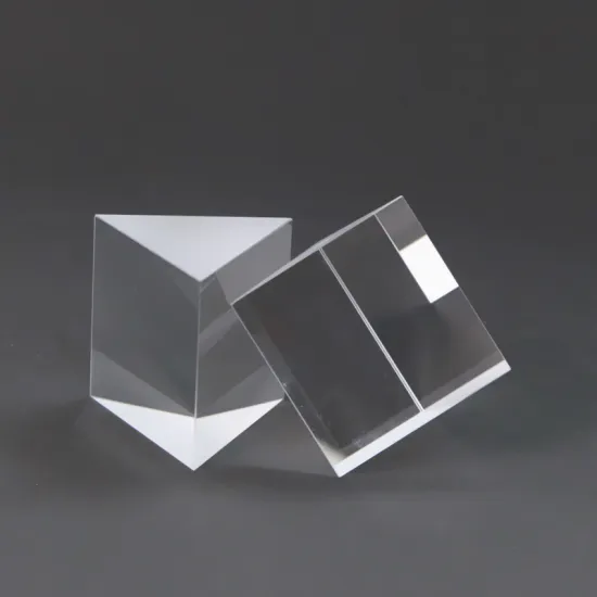 Customized Optical Glass Quartz Photography Laser Instrument Triangular Prism