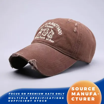 Rabbit Studio Washed Vintage Baseball Caps