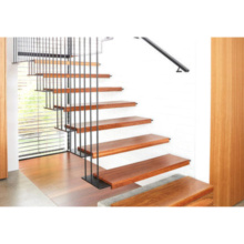 Glass Spiral Stair Led Step Wooden Staircase