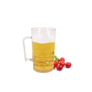 工場卸売OEMプラスチックビーチビールマグカップとプロモーションロゴとパントンカラー