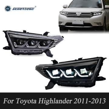 Hcmotionz lideró los faros para Toyota Highlander 2011-2013