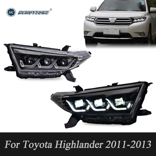 Hcmotionz liderou faróis para a Toyota Highlander 2011-2013