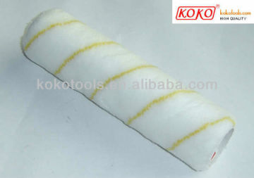 Sale painting roller head yellow line acylic for steel wire type paint roller frame