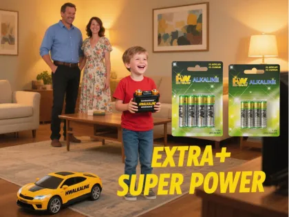 HW Alkaline AAA Battery LR03