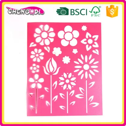 Superstyle colorful attract classical paint stencil patterns