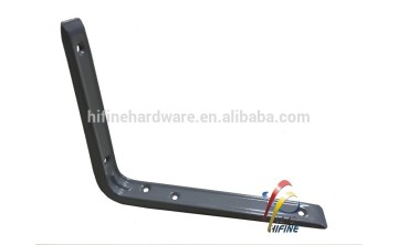Triangle shelf bracket with black powder coating
