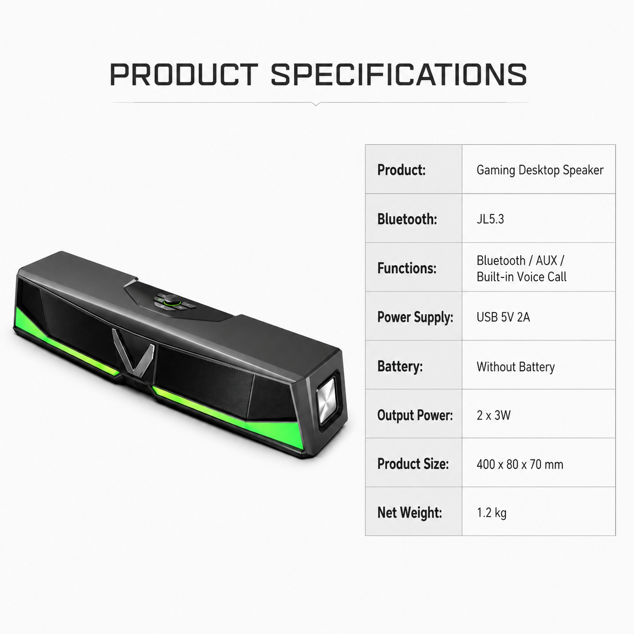 Desktop Soundbar