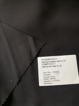 Langlebig im Einsatz Schwarz 100P Breite 58/59 Stoff
