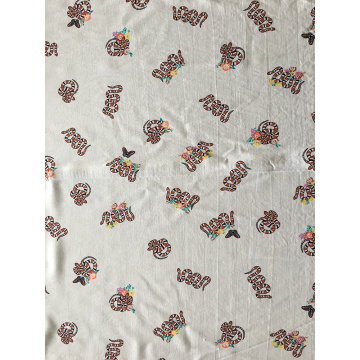 Snake Design Rayon Poplin Shuttle 45S Impression Tissu