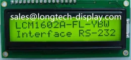 16*2 character LCD module