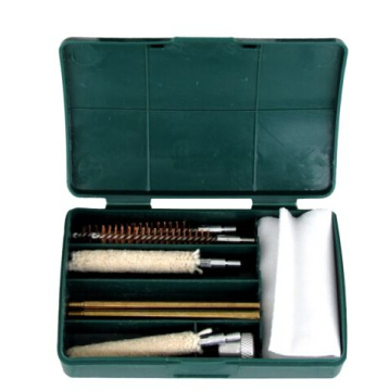 Funpowerland .357 .38 9mm Pistol Hand Gun Cleaning Kit 8 Brushes Brass Rods Cleaner Brush Set
