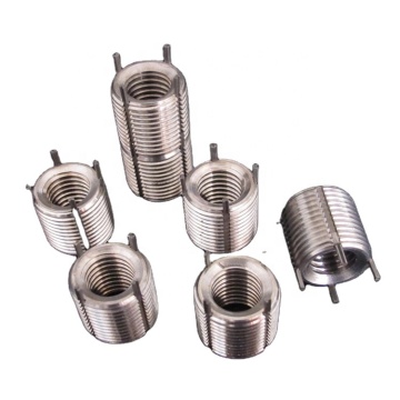 Heavy-Duty M2-M12 Thread Insert with Locking Feature 303 Stainless Steel/Carbon Steel Fasteners with Zinc Material