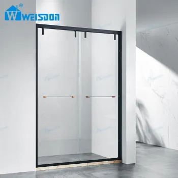 Weisdon 304 Stainless Steel Framed Double Sliding Shower Door