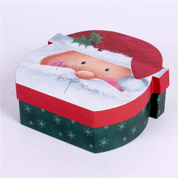 Decorative Christmas Santa Claus Cardboard Paper Gift Box