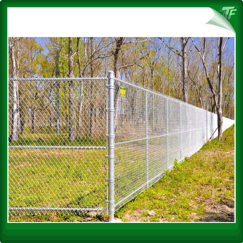HDG chain link mesh fencing for CCTV protection China Manufacturer
