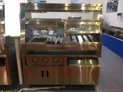 KFC Catering Equipment: Electric Fried Chicken Food Display Warmers