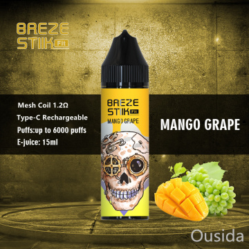 Breze Stiik FIT 6000 Puffs Disposable Vape