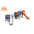 Peralatan Bermain Slide HPL Multiply Climbing Balance Slide