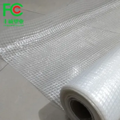 Transparent white poly tarp pe tarpaulin