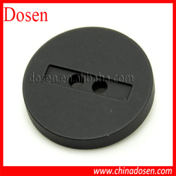 black resin shirt buttons garment hardware 4 hole metal button