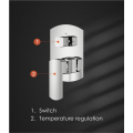 Two Outlets Non thermostatic Shower Mixer Valve