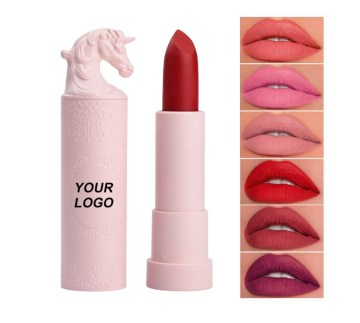 Lápiz labial cosmético de lujo del maquillaje vegano de la etiqueta privada