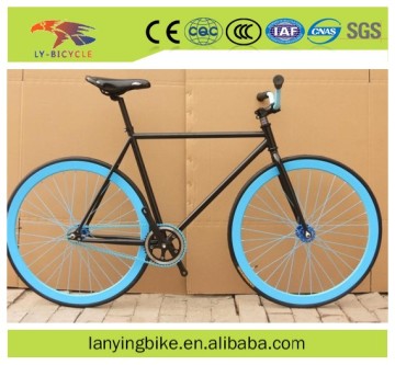 fixie bike with flip flop hub 700C steel frame fixed gear bicycle