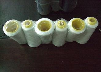 30s/3 Polyester Ring Spun Yarn , Raw White Blue Black For B