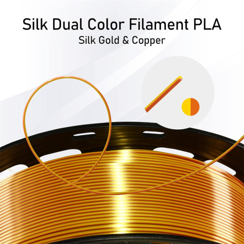 Silk Dual-Color PLA Filament 1.75mm