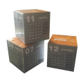 Nowy Unikatowy Cube Design Monthly Calendar