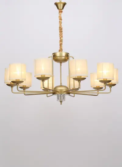 Living Room Decorative Golden Iron Chandelier