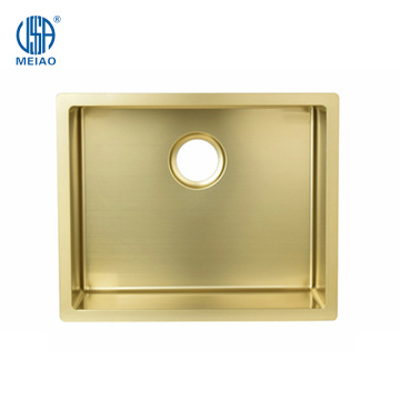 Grad ta &#39;lussu l-istainless steel PVD Golden Kitchen Sink