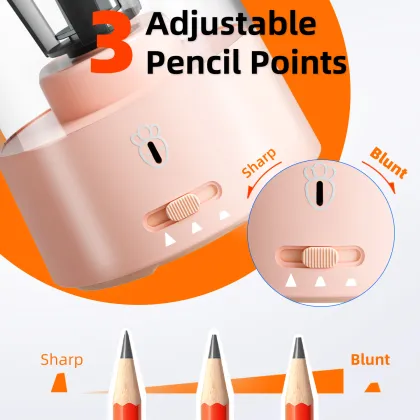 Fully Automatic Electric Pencil Sharpener USB Kids' Pencil Sharpener
